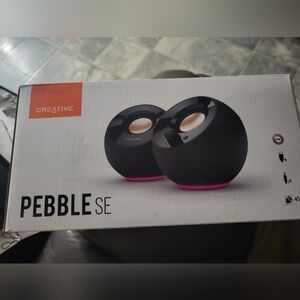 Pebble SE Black Speakers Brand NEW never Opened Box.